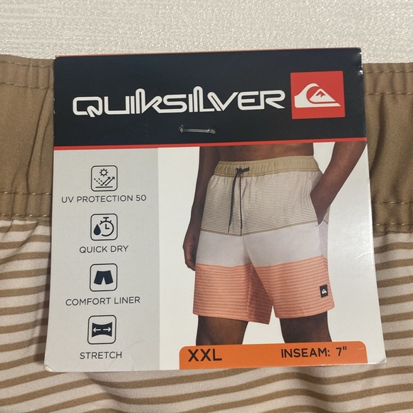 QUIKSILVER Men’s Swim Trunks Size XXL - Picture 6 of 9